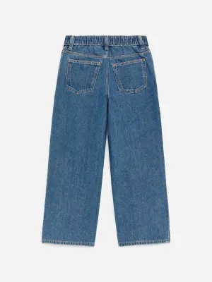 Pantalon en denim à enfiler - Bleu ciel