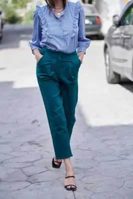Pantalon Perine émeraude