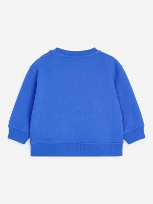 Sweat en coton - Bleu