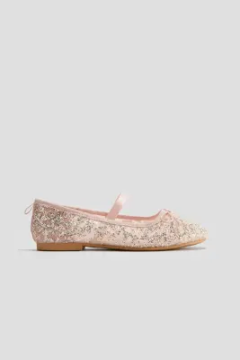 Ballerines pailletées - Rose ancien clair/Hello Kitty