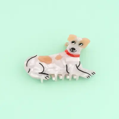 Pince à cheveux Chien Jack Russell Coucou Suzette