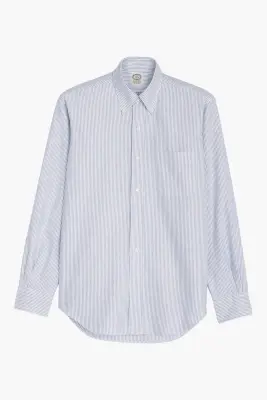 Chemise 'Vintage Ivy' - Oxford Rayé Bleu