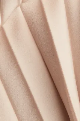 Jupe maxi plissée - Beige clair