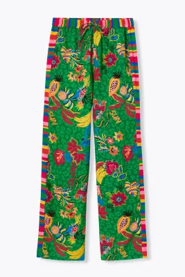 Pantalon large imprimée Femme
