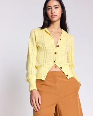 Cardigan Melissa jaune