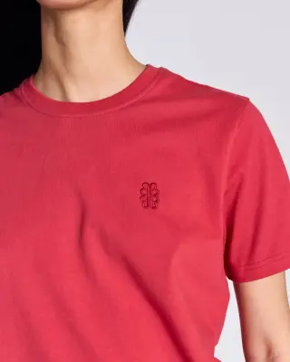 Tee-shirt Bree brodé terracotta