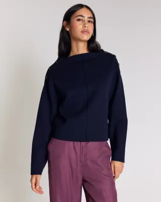 Pull Edna bleu marine