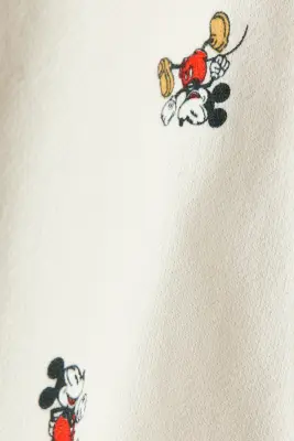 Combinaison en molleton imprimé - Blanc/Mickey