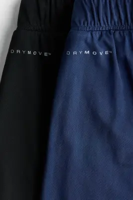 Lot de 2 shorts de football DryMove™ - Bleu marine/color block