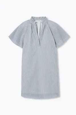 Robe courte rayée Femme
