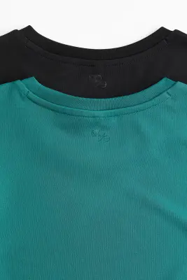 Lot de 2 débardeurs de sport DryMove™ - Noir/vert