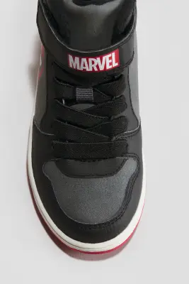 Sneakers montantes chaudement doublées - Gris foncé/Spider-Man