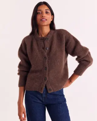 Cardigan Douceur moka