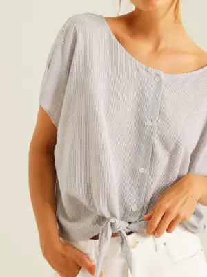 Chemise Rhoda marina