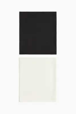Lot de 2 tours de cou de sport DryMove™ - Noir/blanc