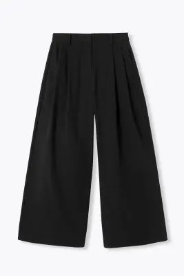 Pantalon large à pinces
