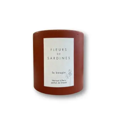 Bougie végétale "Fleurs blanche"