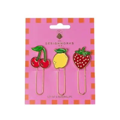 Set de 3 Trombones Fruits