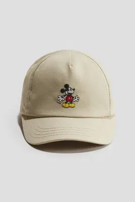 Casquette en coton - Beige clair/Mickey