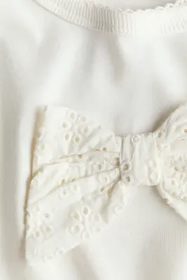 T-shirt en coton - Crème