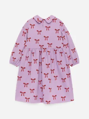 Robe sweat en coton - Mauve