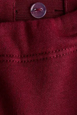 Pantalon jogger en molleton - Rouge foncé/Est. 1997
