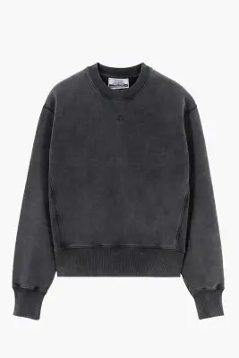 Athletic Sweatshirt - Faded Black