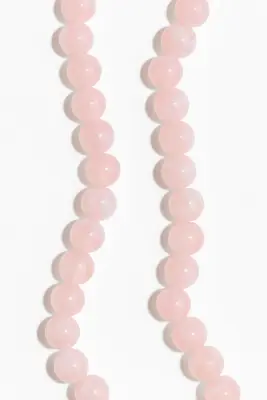 Collier avec perles fantaisie - Rose clair