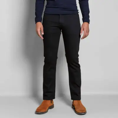 Jeans droit noir Albert confort