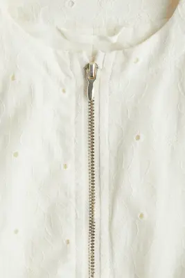Veste en coton - Crème