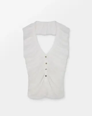 Linen Button Top