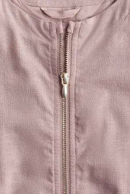 Veste en lin mélangé - Rose ancien