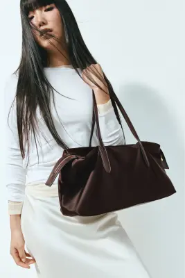 Sac shopping - Marron foncé