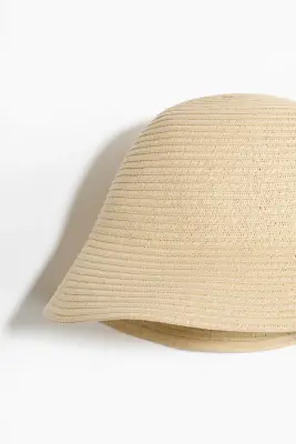 Chapeau de paille - Beige clair