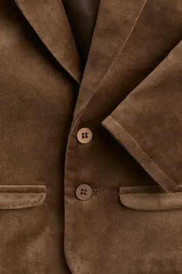 Veste en velours - Marron