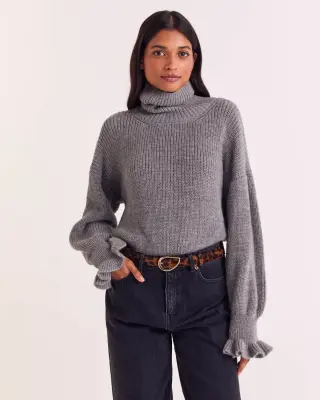 Pull Adam gris chiné