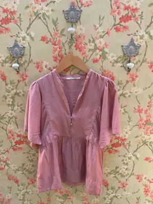 Nouveau ! POMANDÈRE Blouse 9496 Mauve -50%