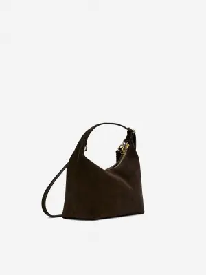 Sac en cuir suédé - Marron