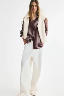 Chemise - Bordeaux/rayé