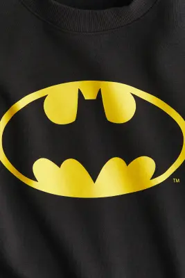 Sweat avec motifs imprimés - Noir/Batman