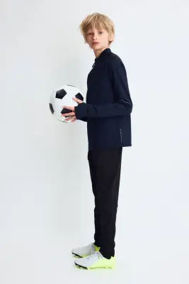 Haut de football chaud deuxième couche ThermoMove™ - Bleu foncé