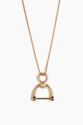 Collier avec pendentif - Doré
