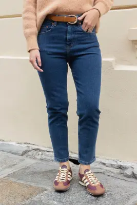 Mom jean Alice - bleu denim