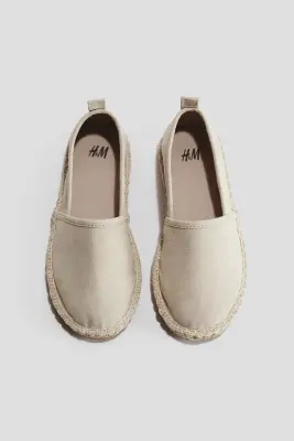 Espadrilles à la finition grattée - Beige