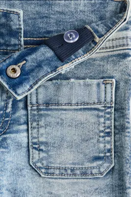 Superstretch Flared Leg Jeans - Bleu denim clair