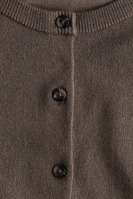 Gilet en maille fine - Taupe foncé