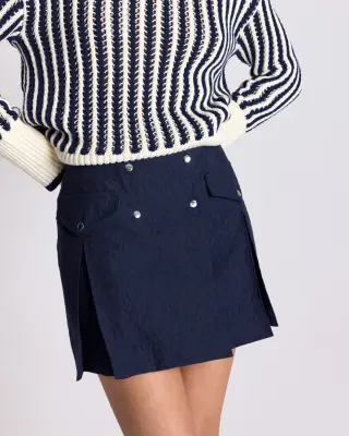 Jupe Rosine jacquard marine