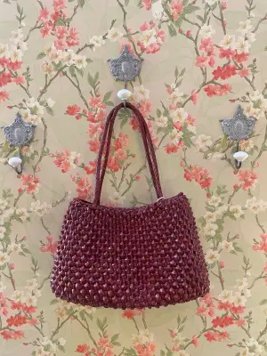 Nouveau ! DRAGON DIFFUSION Sac Santa Croce Cactus Bordo