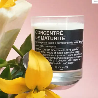 Bougie Concentré de Maturité - Cèdre - Félicie Aussi