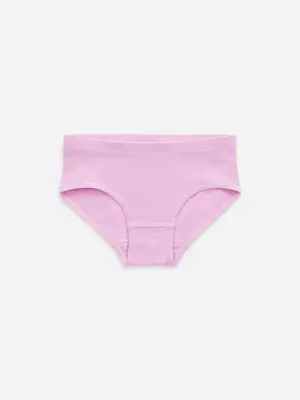 Lot de 5 culottes en jersey de coton - Rose/Multicolore vif